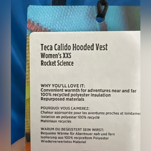 Cotopaxi Teca Calido Reversible Water Repellent Hooded Vest- Size XXS - NWT - Picture 2 of 11